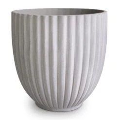 Lagos Plant Pot - Cement -Greencore Store Lagos Plant Pot Cement 26x26cm