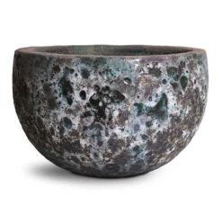 Lava Bowl Relic Planter - Jade -Greencore Store Lava Bowl Relic Planter Jade 40x24cm