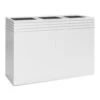 Line-Up Rectangle Planter - Matt White -Greencore Store Line Up Rectangle Planter Matt White 110x38x75cm