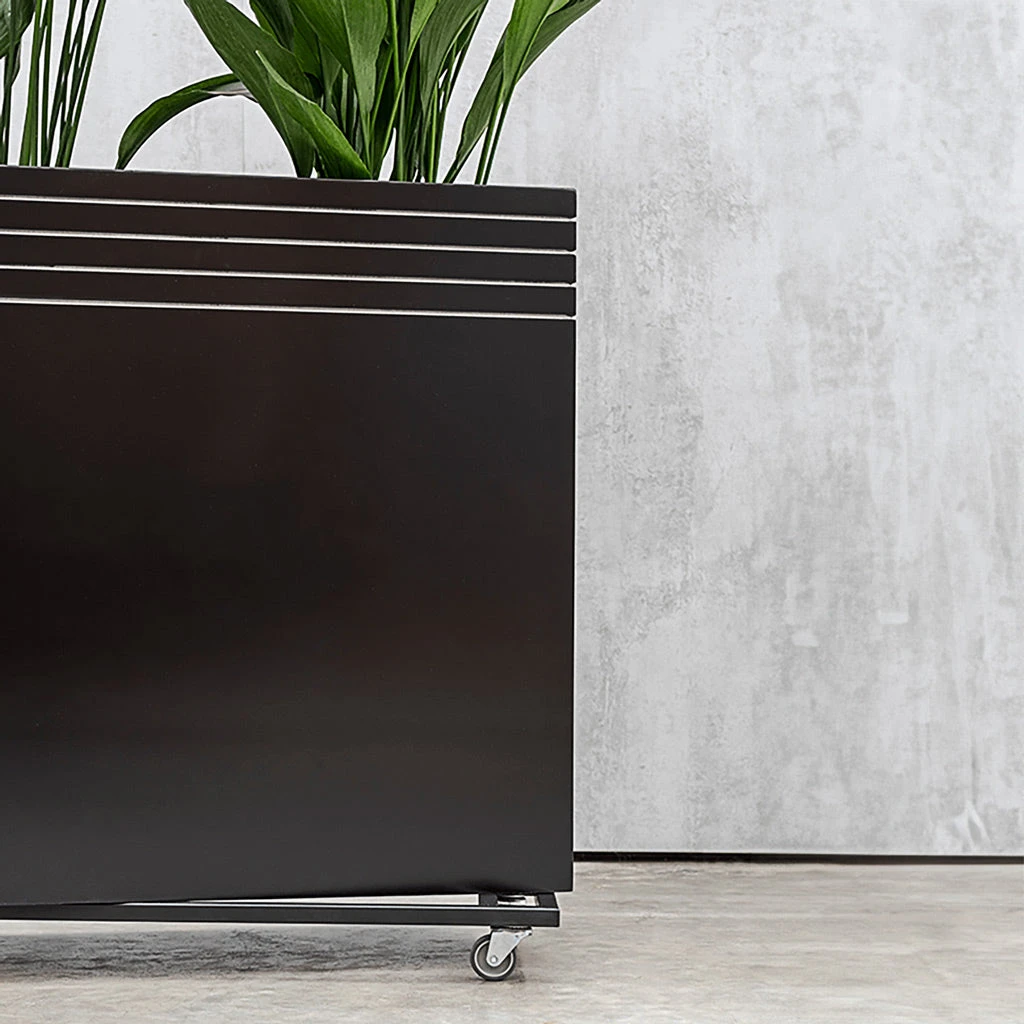 Line-Up Rectangle Planter - Matt Black 6 Line-Up Rectangle Planter - Matt Black - Image 4