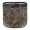Luxe Lite Layer Cylinder Planter - Bronze -Greencore Store Luxe Lite Layer Cylinder Planter Bronze