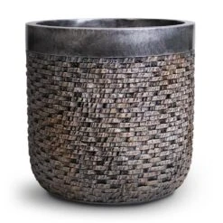 Luxe Lite Layer Cylinder Planter - Bronze 13 Luxe Lite Layer Cylinder Planter - Bronze -Greencore Store Luxe Lite Layer Cylinder Planter Bronze 33x31cm