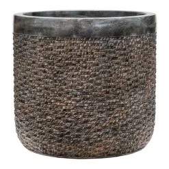 Luxe Lite Layer Cylinder Planter - Bronze 16 Luxe Lite Layer Cylinder Planter - Bronze -Greencore Store Luxe Lite Layer Cylinder Planter Bronze Large