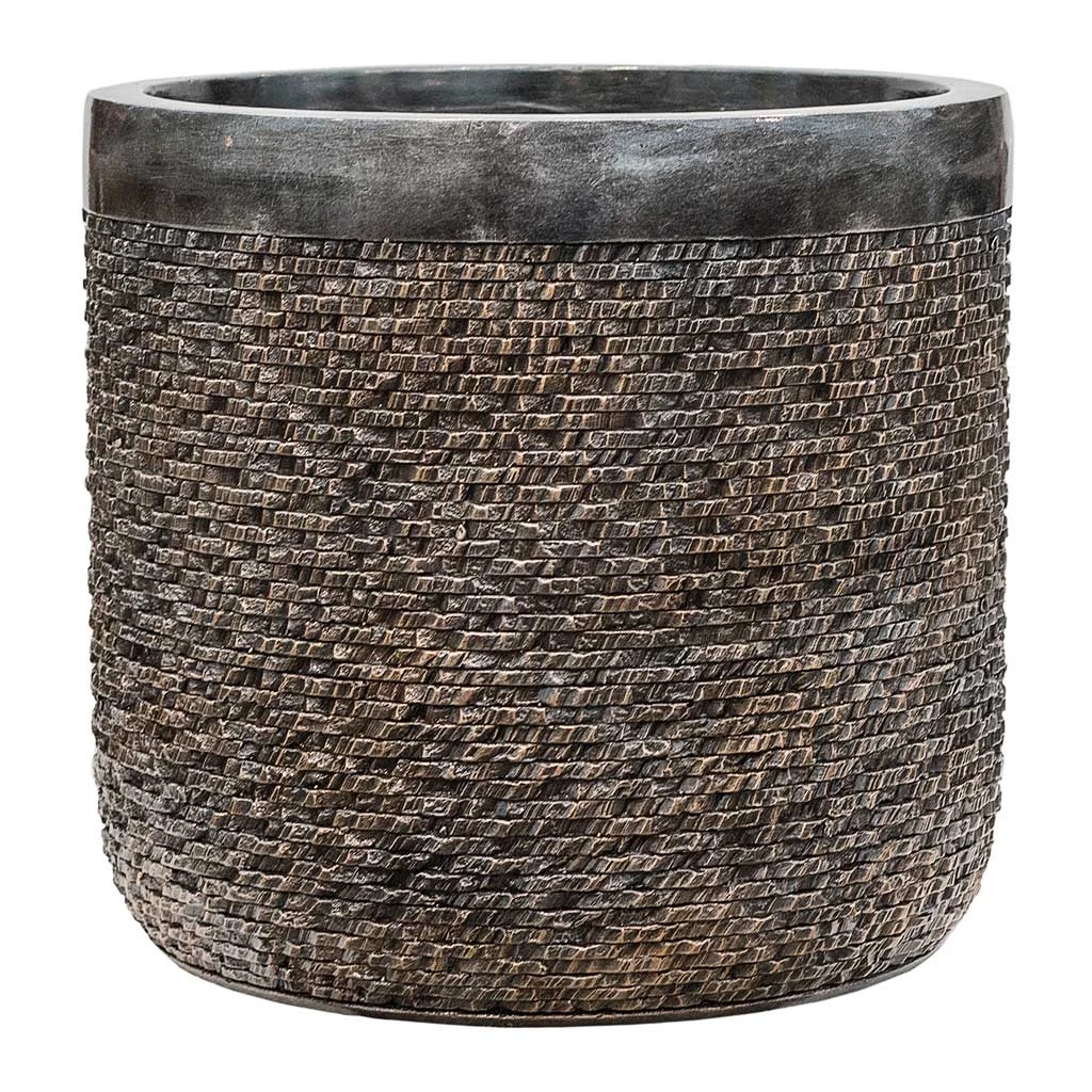 Luxe Lite Layer Cylinder Planter - Bronze 9 Luxe Lite Layer Cylinder Planter - Bronze - Image 7