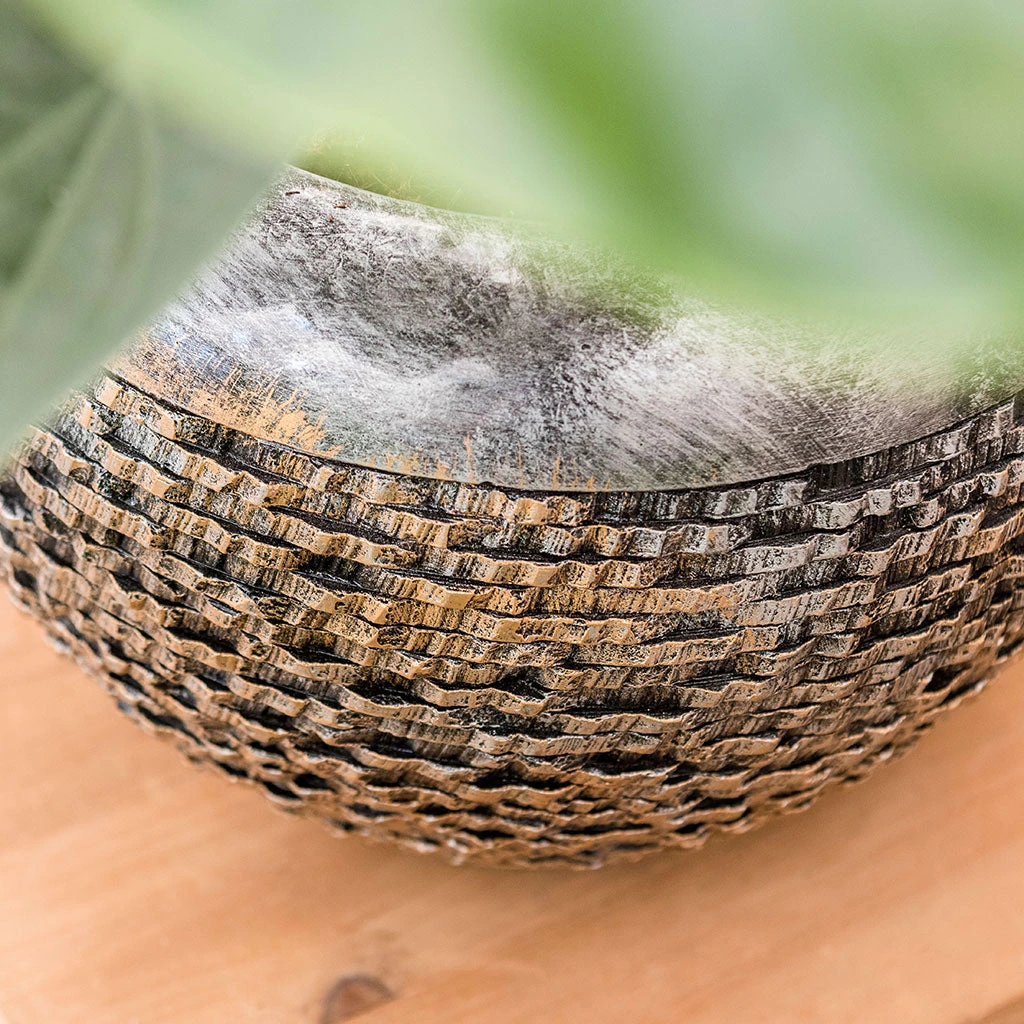 Luxe Lite Layer Globe Planter - Bronze 11 Luxe Lite Layer Globe Planter - Bronze - Image 9