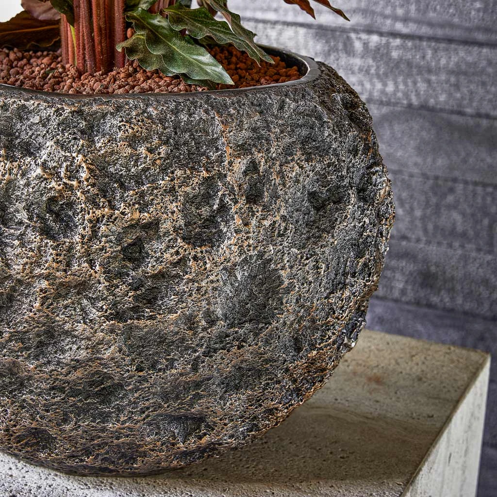 Luxe Lite Moon Globe Planter - Bronze 6 Luxe Lite Moon Globe Planter - Bronze - Image 4