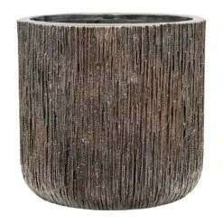 Luxe Lite Waterfall Cylinder Planter - Bronze -Greencore Store Luxe Lite Waterfall Cylinder Planter Bronze Large