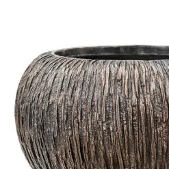 Luxe Lite Waterfall Globe Planter - Bronze -Greencore Store Luxe Lite Waterfall Globe Planter Bronze Close Up