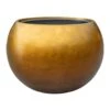 Metallic Globe Plant Pot - Matt Honey -Greencore Store Metallic Couple Plant Pot Matt Honey 50x37cm