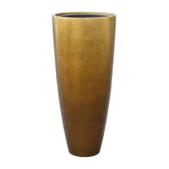 Metallic Partner Planter - Matt Honey 11 Metallic Partner Planter - Matt Honey -Greencore Store Metallic Partner Planter Matt Honey 40x90cm
