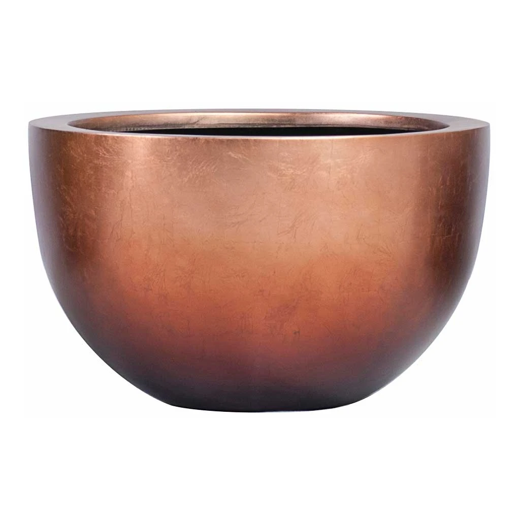 Metallic Plant Bowl - Matt Copper 3 Metallic Plant Bowl - Matt Copper