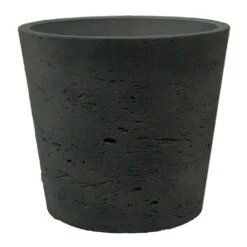 Mini Bucket Plant Pot - Black Washed -Greencore Store Mini Bucket Plant Pot Black Washed Medium