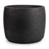 Mini Valerie Plant Pot - Black Washed -Greencore Store Mini Valerie Plant Pot Black Washed 28x22cm