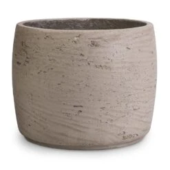 Mini Valerie Plant Pot - Grey Washed -Greencore Store Mini Valerie Plant Pot Grey Washed 22x17cm