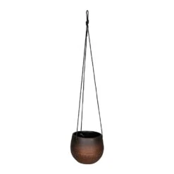 Mya Hanging Planter - Shiny Mocha -Greencore Store Mya Hanging Planter Shiny Mocha