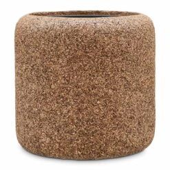 Naturescast Cylinder Planter - Natural