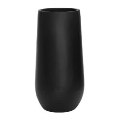Nax Natural Tall Planter - Black -Greencore Store Nax Natural Planter Black 33.5x70cm