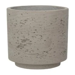 Novi Plant Pot - Grey Washed -Greencore Store Novi Plant Pot Grey Washed 15x13.5cm