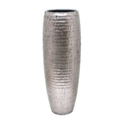 Opus Hammered Partner Planter - Silver 9 Opus Hammered Partner Planter - Silver -Greencore Store Opus Hammered Partner Planter Silver 35x97cm