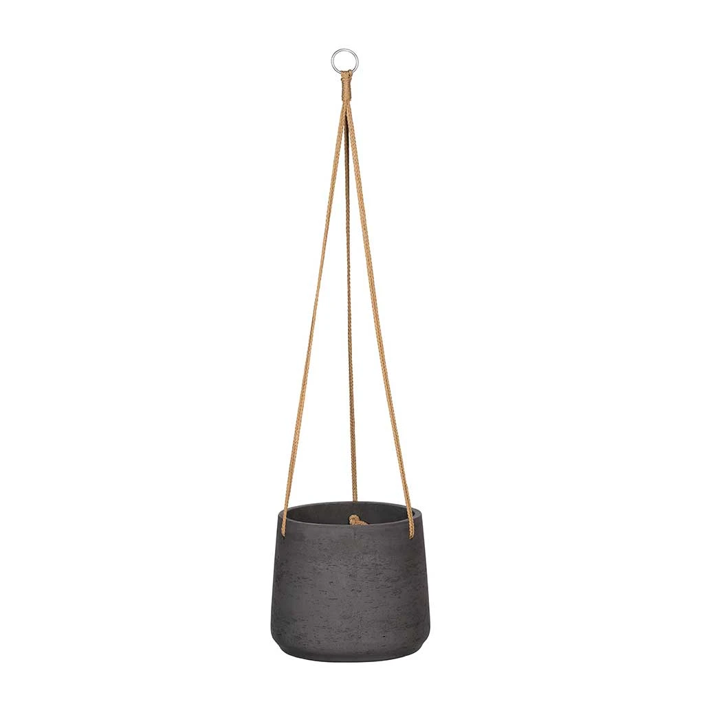 Patt Hanging Plant Pot - Black Washed 11 Patt Hanging Plant Pot - Black Washed - Image 9