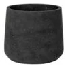 Patt Plant Pot - Black Washed -Greencore Store Patt Plant Pot Black Washed L