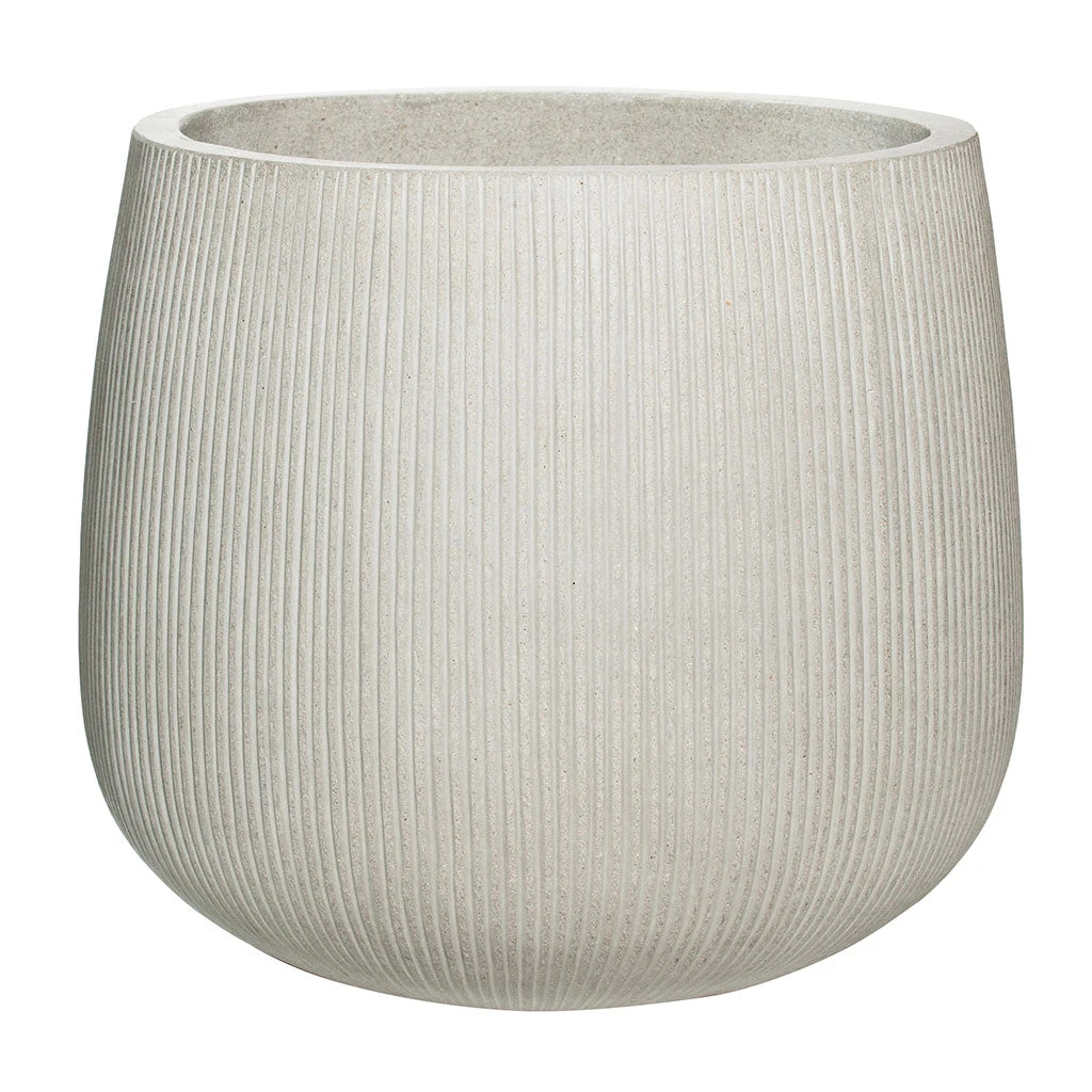 Pax Planter - Ridged Cement 3 Pax Planter - Ridged Cement