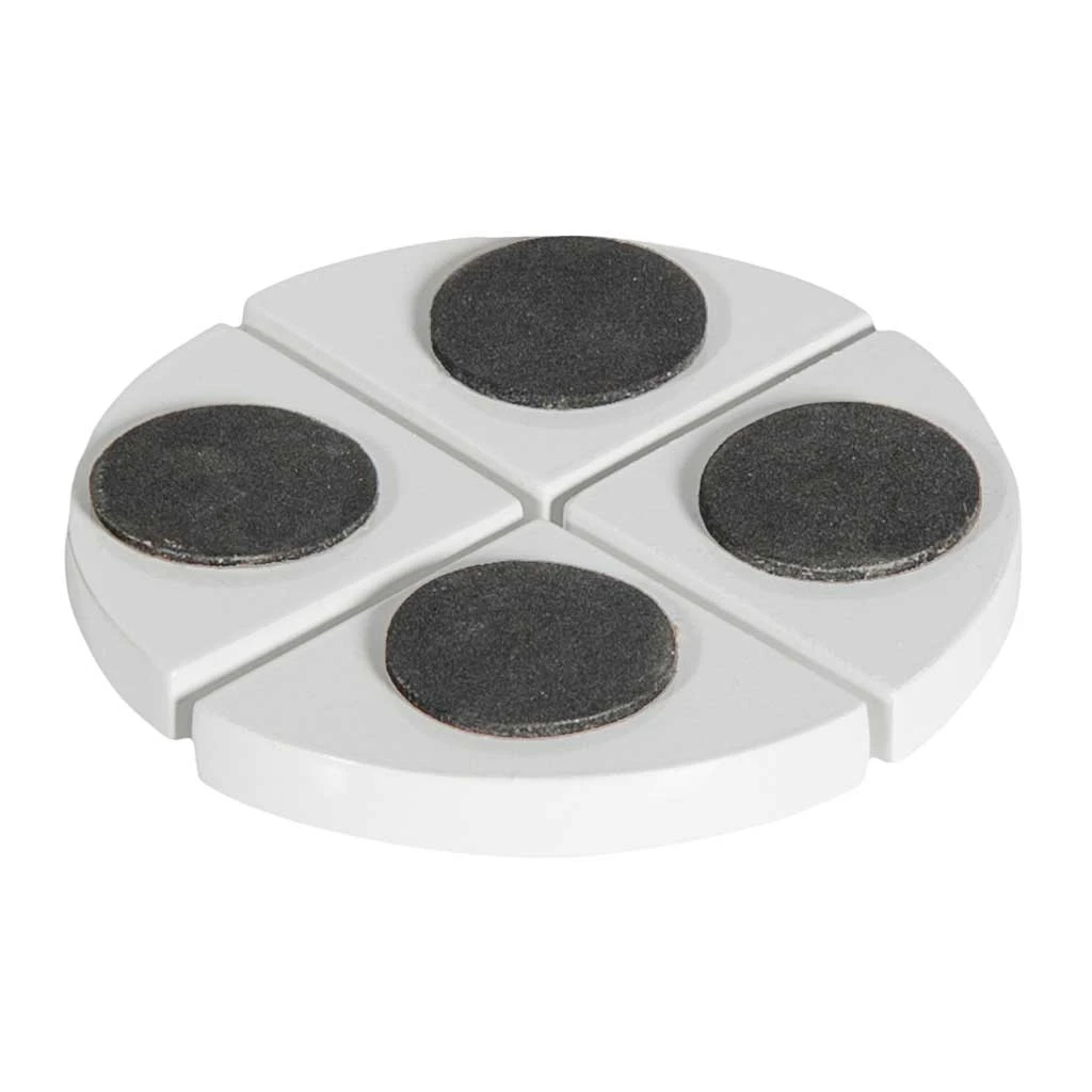 Plant Pot Feet - Set Of 4 - Glossy White 3 Plant Pot Feet - Set Of 4 - Glossy White