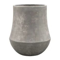 Polystone Coated Darcy Planter - Raw Grey 12 Polystone Coated Darcy Planter - Raw Grey -Greencore Store Polystone Coated Darcy Planter Raw Grey 47x56 5cm