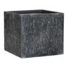 Raindrop Cube Planter - Anthracite -Greencore Store Raindrop Cube Planter Anthracite