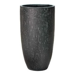 Raindrop Tall Vase Planter - Anthracite -Greencore Store Raindrop Tall Vase Planter Anthracite 42cm