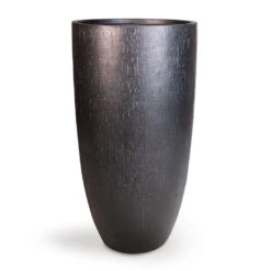 Raindrop Tall Vase Planter - Anthracite -Greencore Store Raindrop Tall Vase Planter Anthracite 42x79cm 1