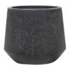 Raindrop Tube Round Planter - Anthracite 1 Raindrop Tube Round Planter - Anthracite -Greencore Store Raindrop Tube Round Planter Anthracite 30x26cm