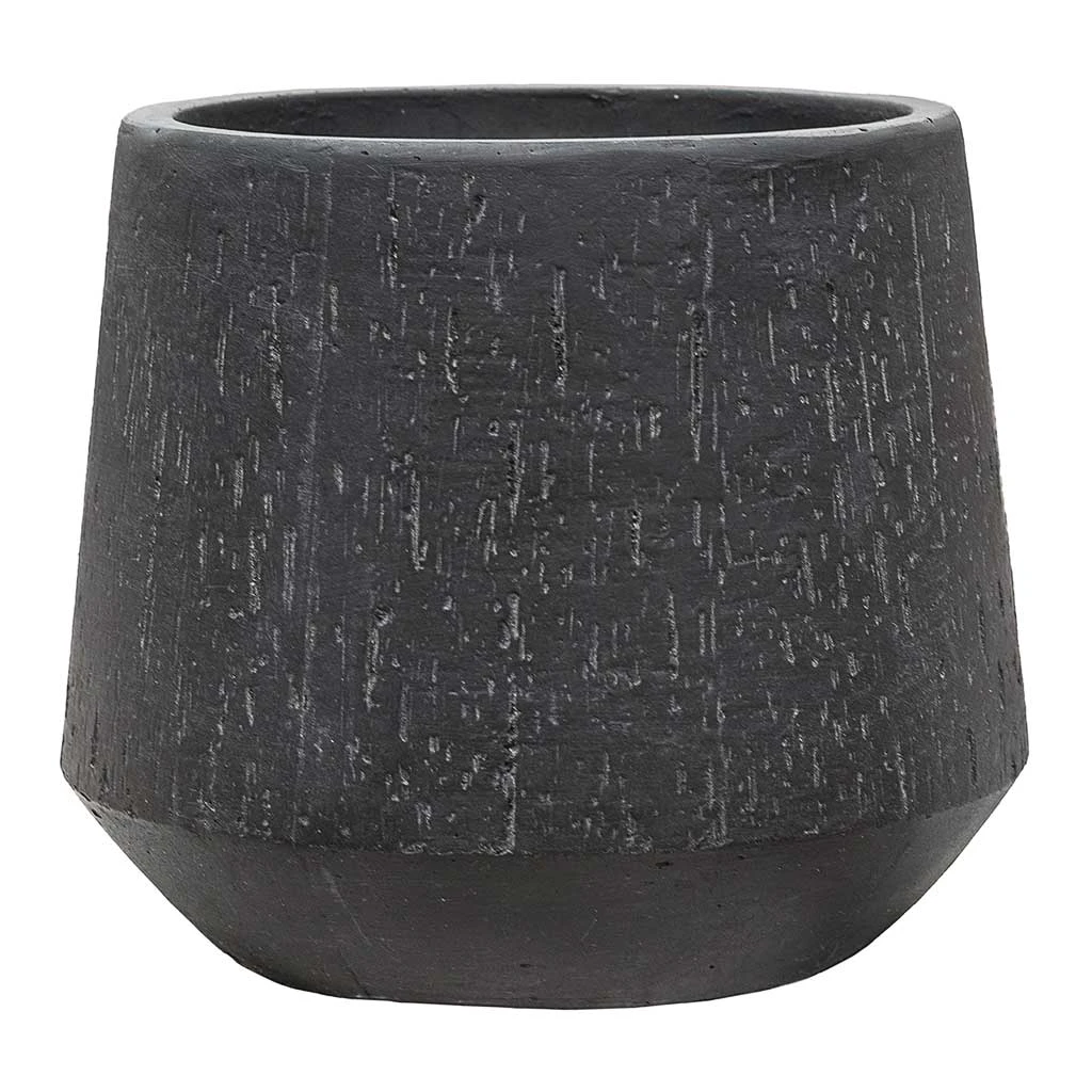 Raindrop Tube Round Planter - Anthracite 3 Raindrop Tube Round Planter - Anthracite