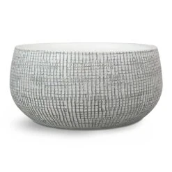 Ryan Plant Bowl - White Black