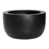 Sunny Natural Bowl Planter - Black -Greencore Store Sunny Natural Planter Black 45x27cm