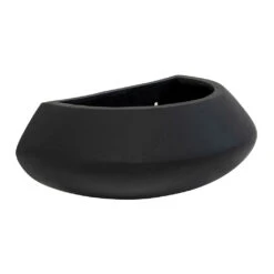 Tara Natural Wall Planter - Black